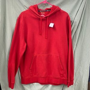 Tek Gear Bold Red Hoodie Sweat Men Size L